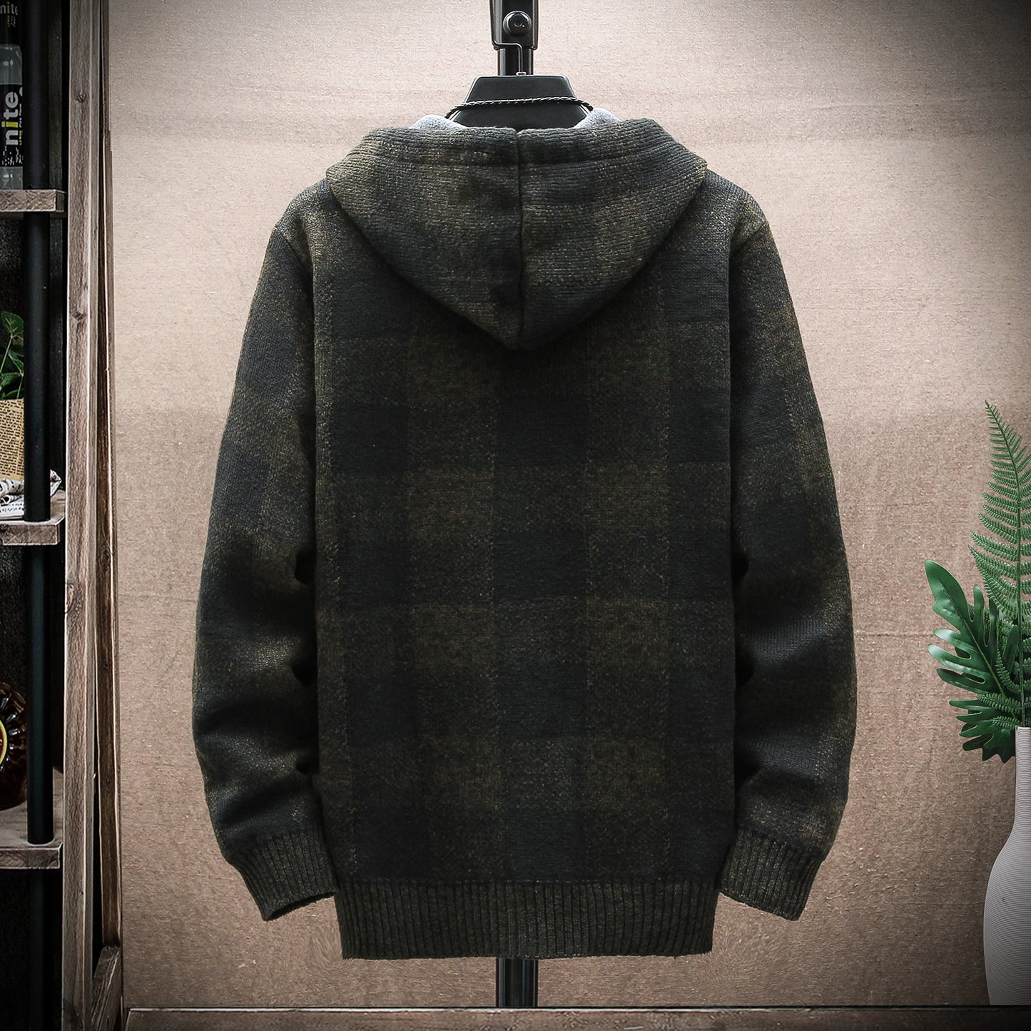 QUILTED PLAID JACKET