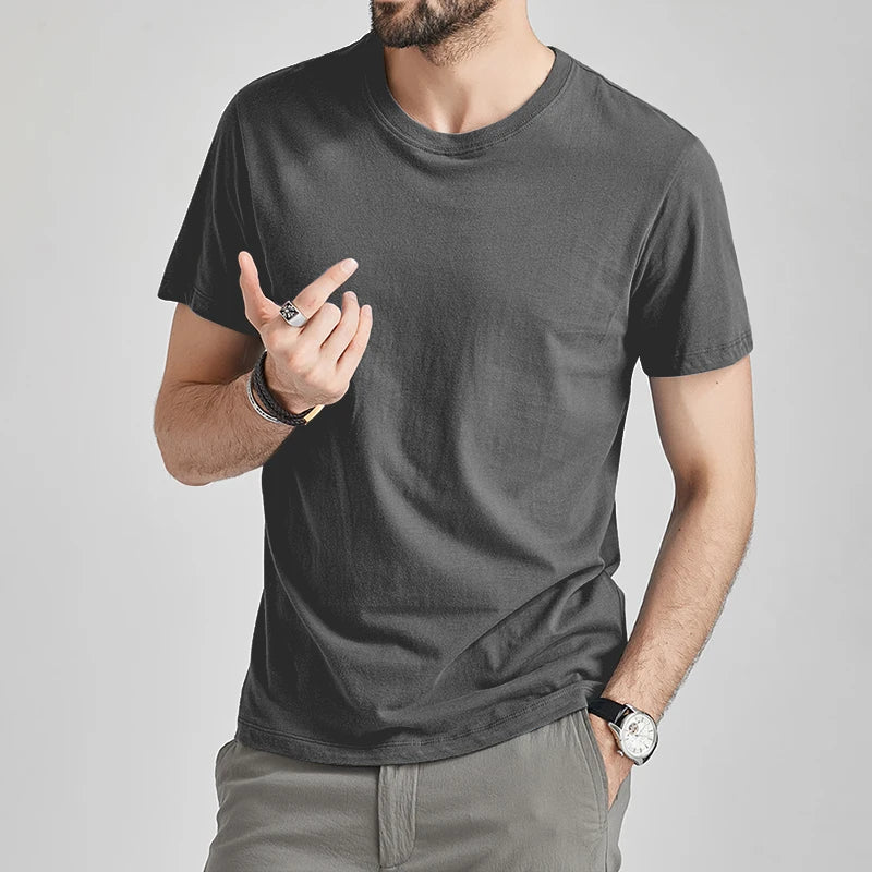 SLIM FIT PLAIN LONG SLEEVE T-SHIRT