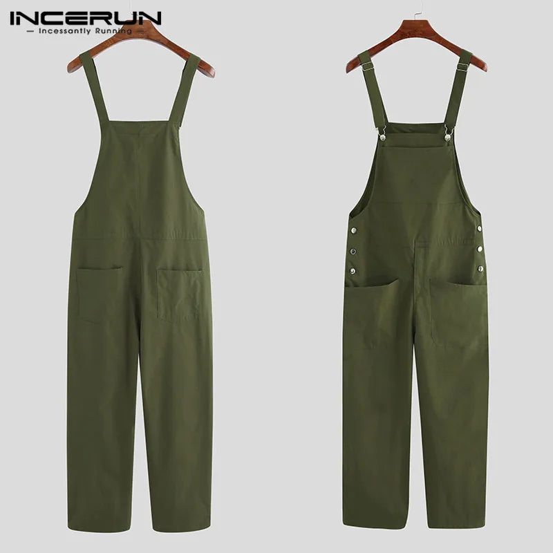 SOLID COLOUR CARGO JUMPSUIT
