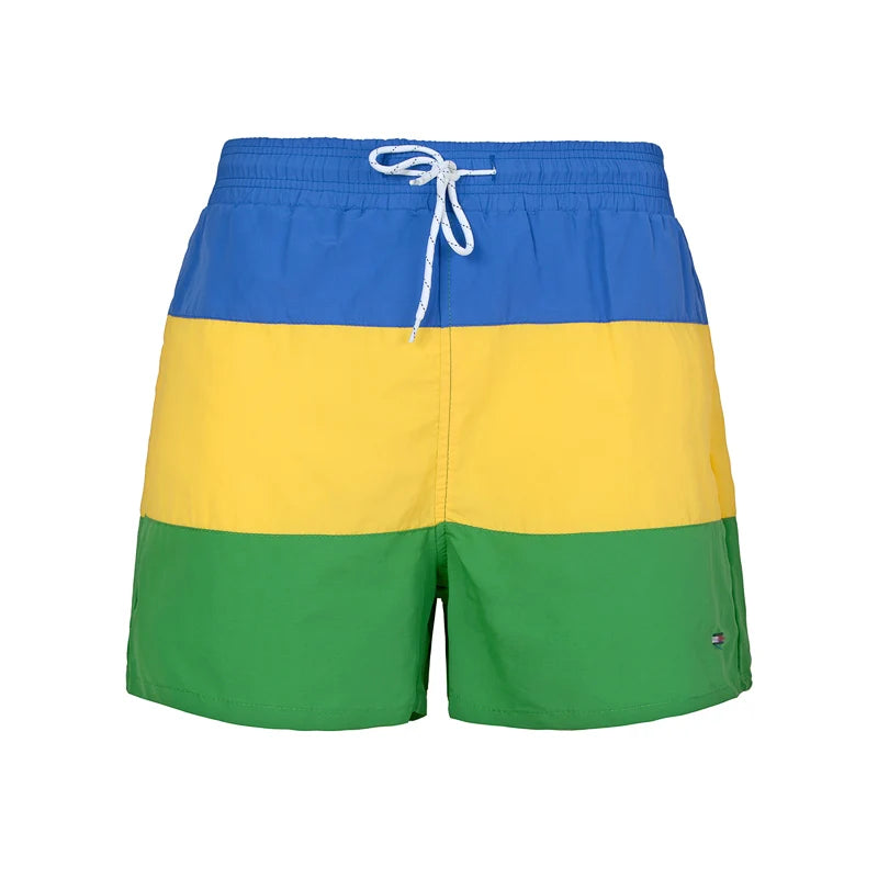 STRIPED SWIMMING TRUNKS