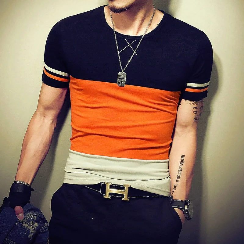 CASUAL PATCHWORK T-SHIRT