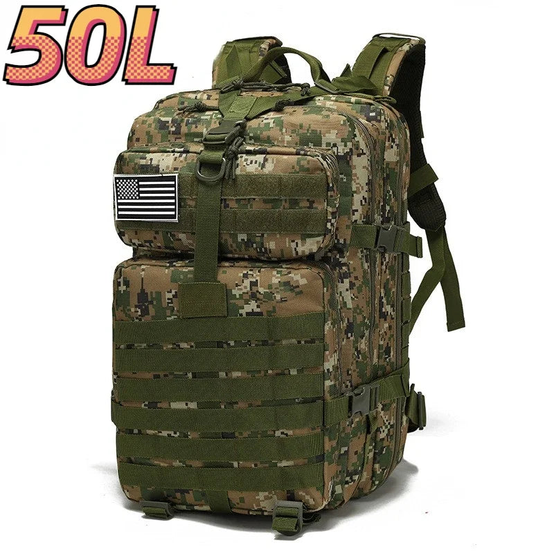 50 L MILITARY TACTICAL BACKPACK