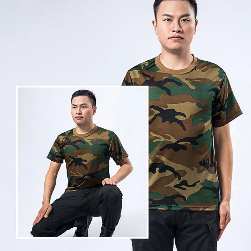 ARMY SHORT SLEEVE FITNESS T-SHIRT