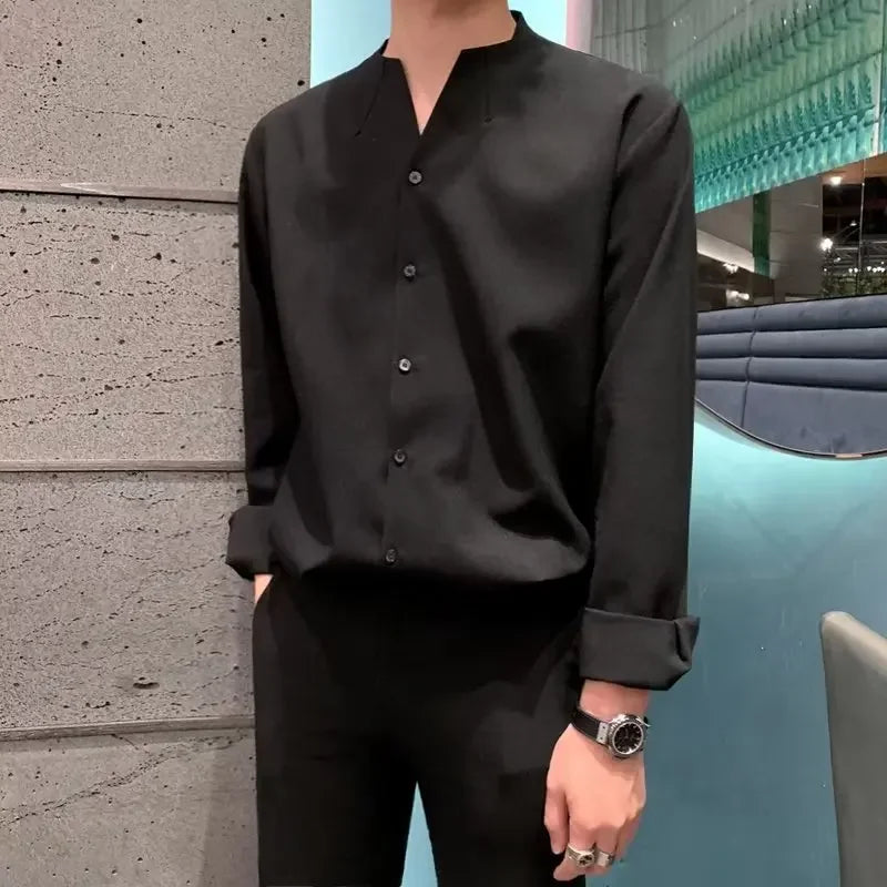 PATCHWORK LONG SLEEVE SHIRT