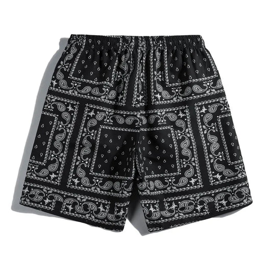 CASUAL PAISLEY SHORTS