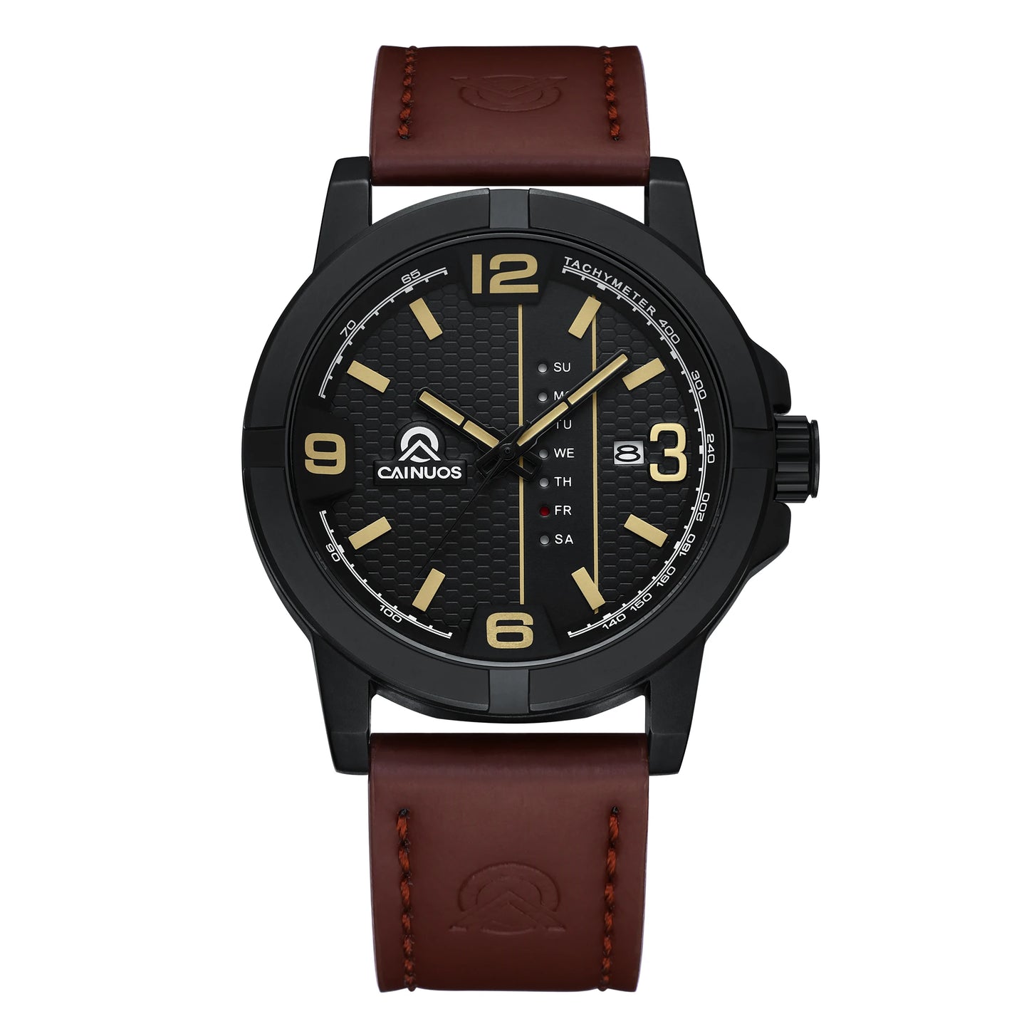 PU LEATHER QUARTZ WATCH