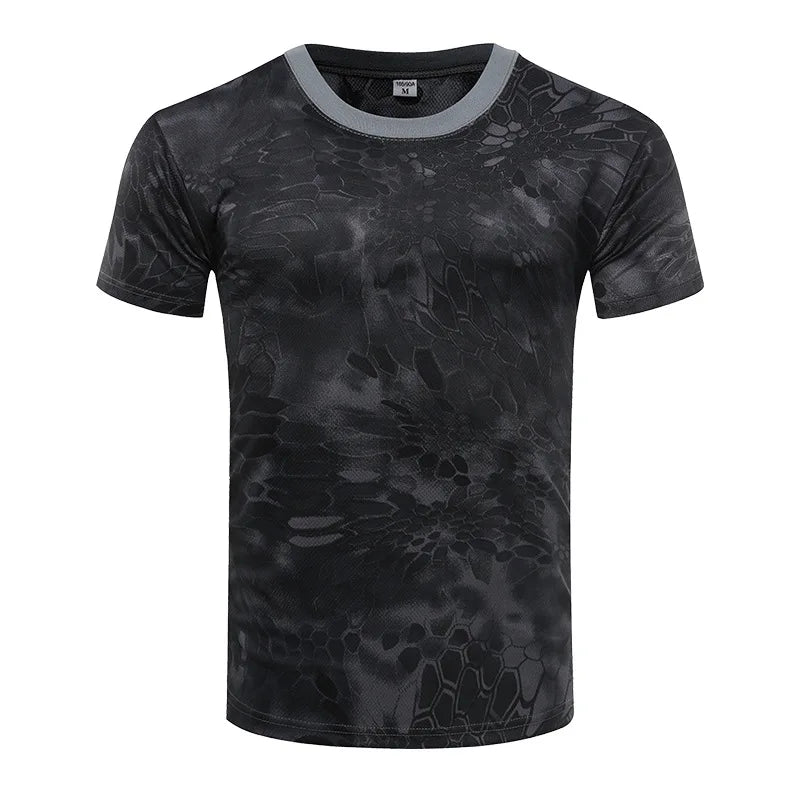 ARMY SHORT SLEEVE FITNESS T-SHIRT