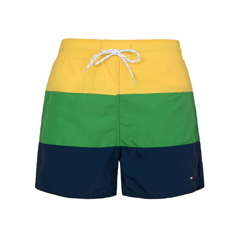 STRIPED SWIMMING TRUNKS