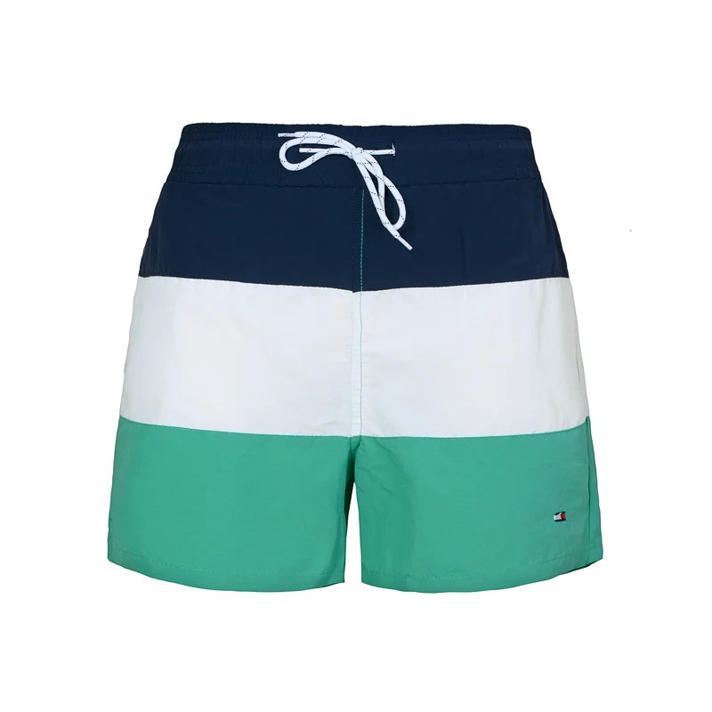 STRIPED SWIMMING TRUNKS
