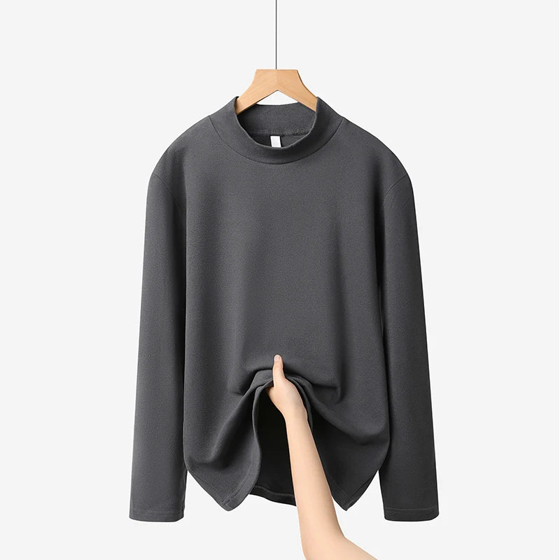 LONG SLEEVE PATCHWORK T-SHIRT