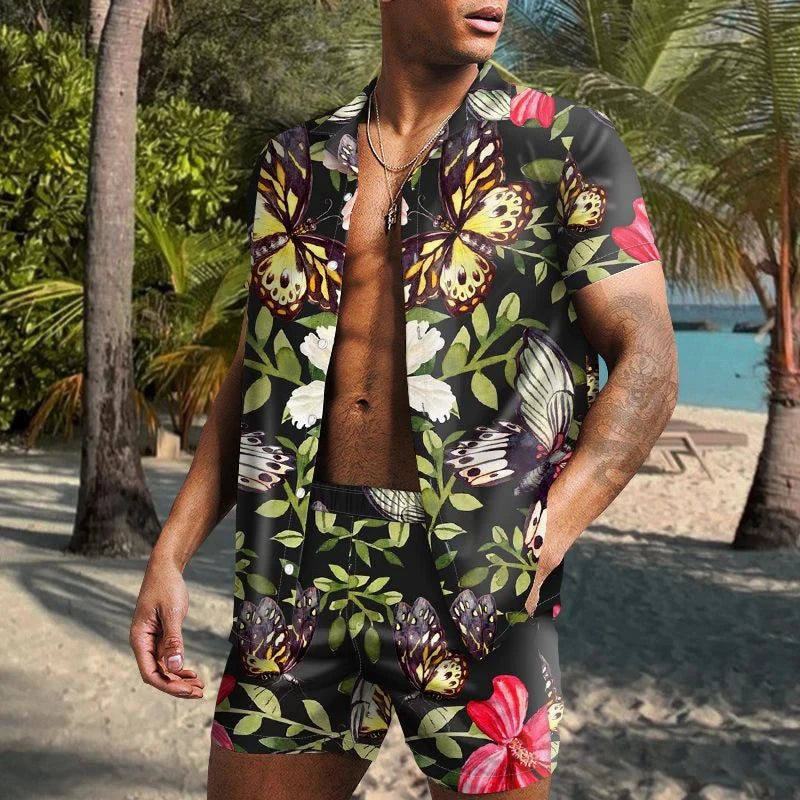 HAWAIIAN PRINT ROMPER