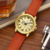 PU LEATHER QUARTZ WATCH