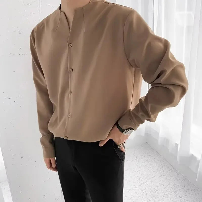 PATCHWORK LONG SLEEVE SHIRT