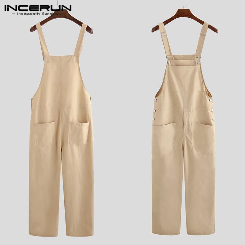SOLID COLOUR CARGO JUMPSUIT