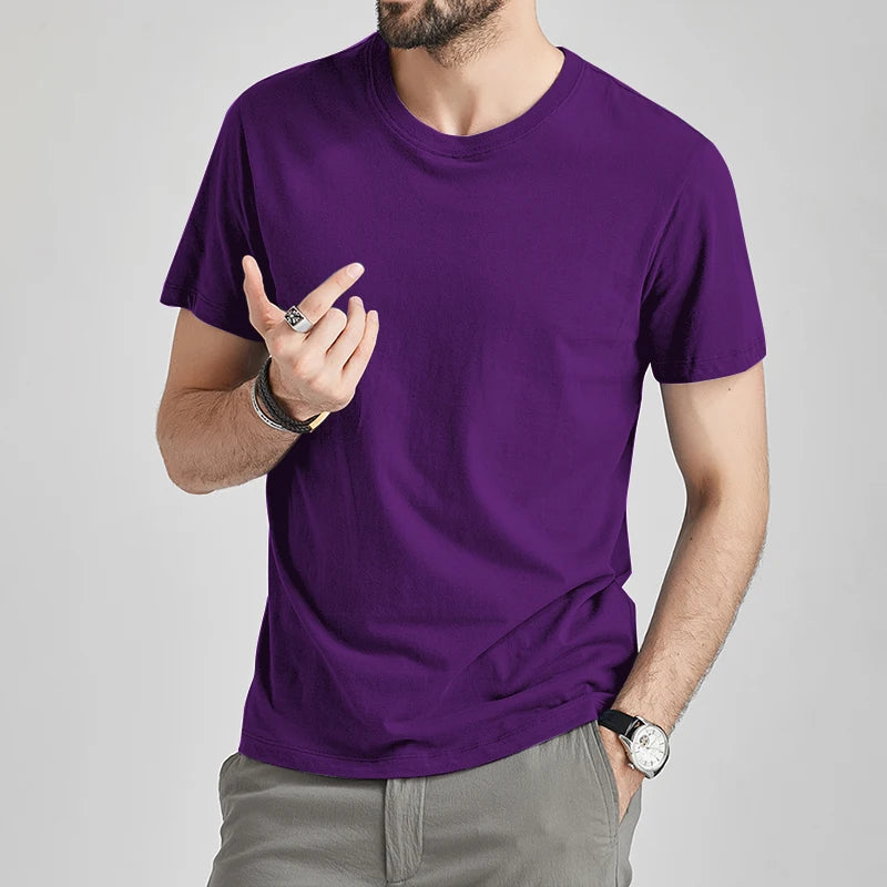 SLIM FIT PLAIN LONG SLEEVE T-SHIRT