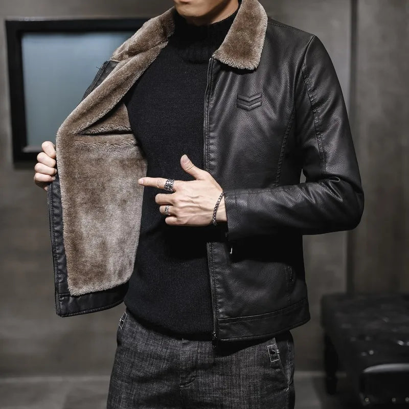 MEN LEATHER JACKET