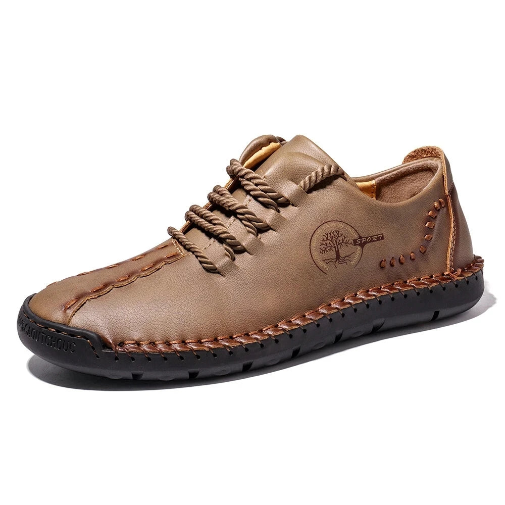 COMFY LEATHER CASUAL SNEAKERS