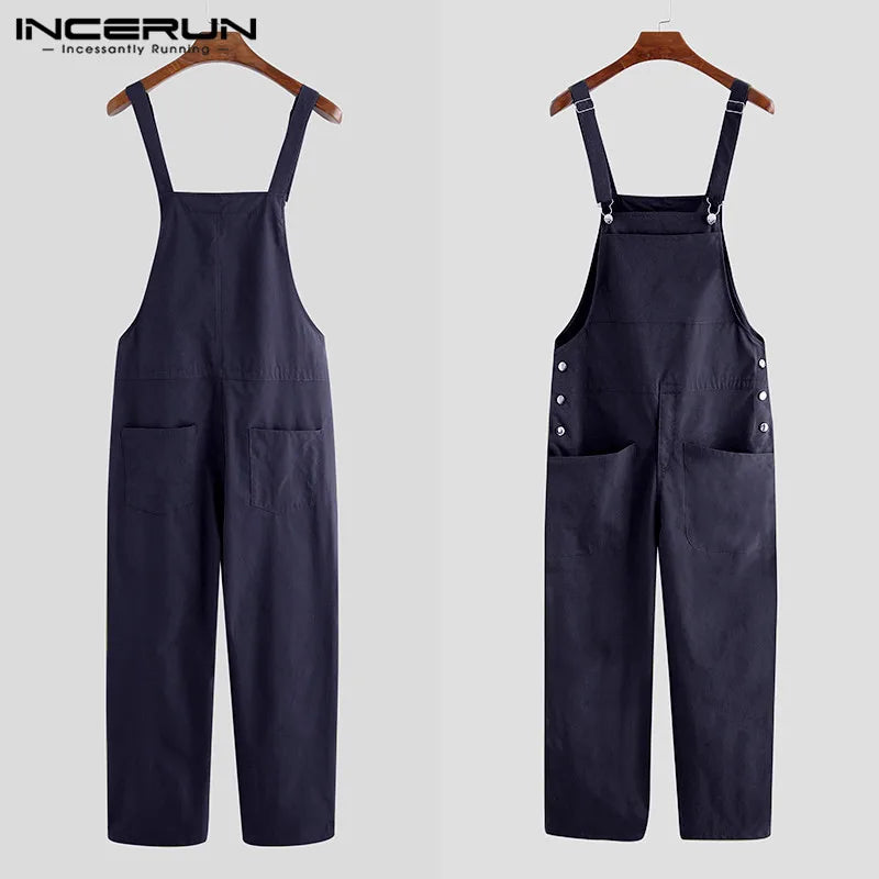 SOLID COLOUR CARGO JUMPSUIT