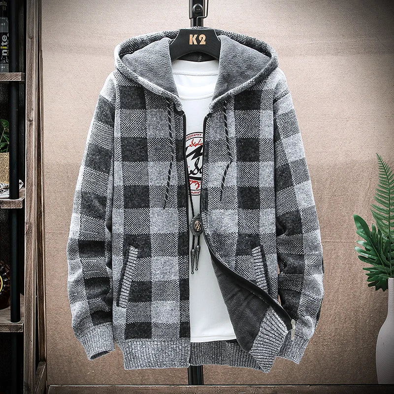 QUILTED PLAID JACKET