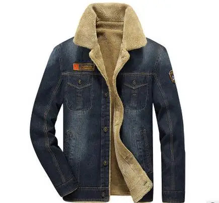 WARM WINTER DENIM JACKET
