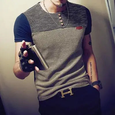 CASUAL PATCHWORK T-SHIRT