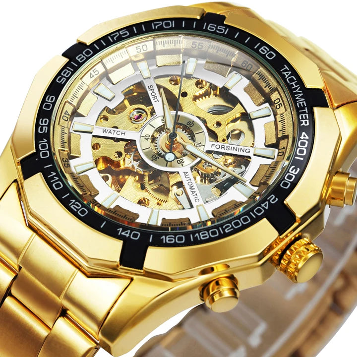 LUXURY STEAMPUNK MECHANICAL WATCH