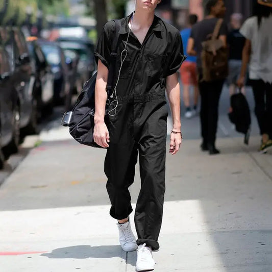 CASUAL KHAKI JUMPSUIT