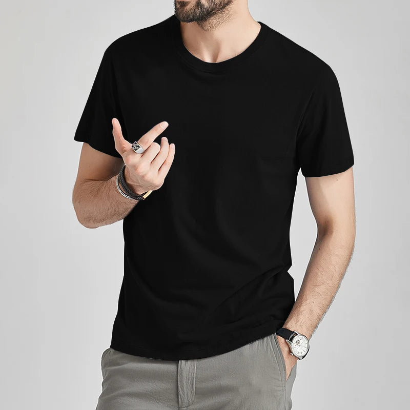 SLIM FIT PLAIN LONG SLEEVE T-SHIRT