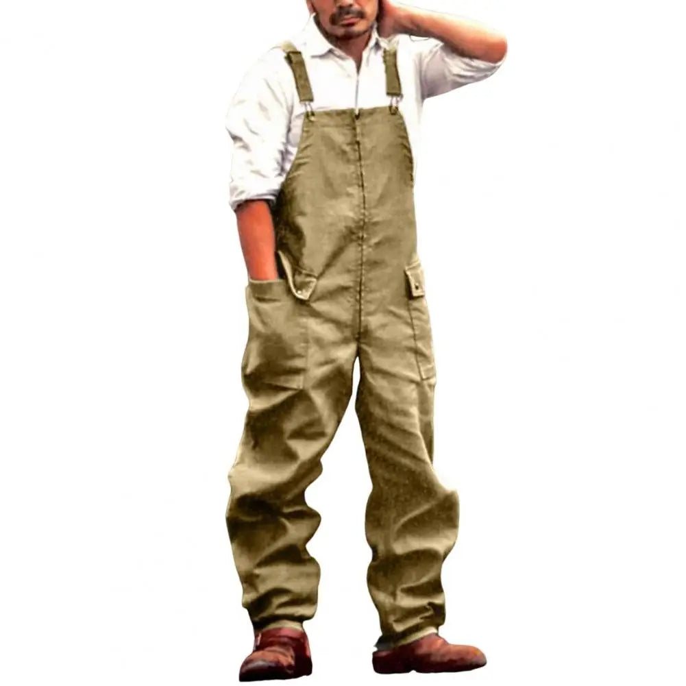 SQUARE NECK OVERALLS