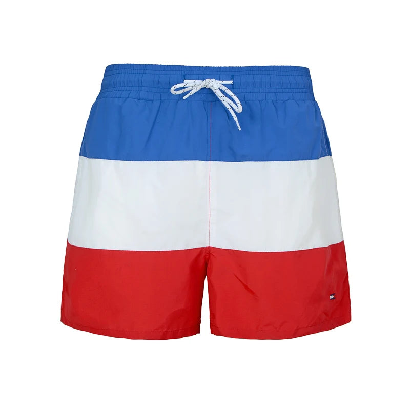 STRIPED SWIMMING TRUNKS