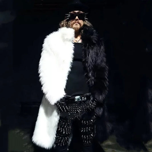 PATCHWORK FUR COAT