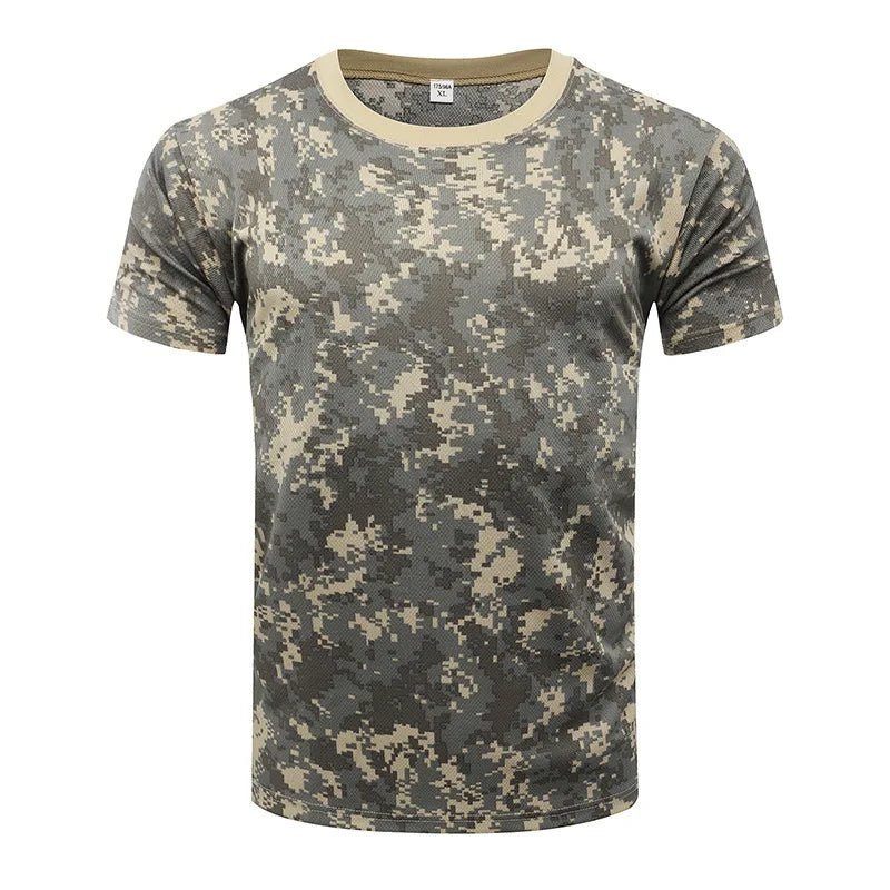 ARMY SHORT SLEEVE FITNESS T-SHIRT