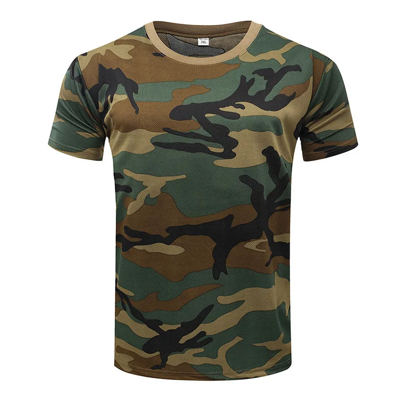 ARMY SHORT SLEEVE FITNESS T-SHIRT