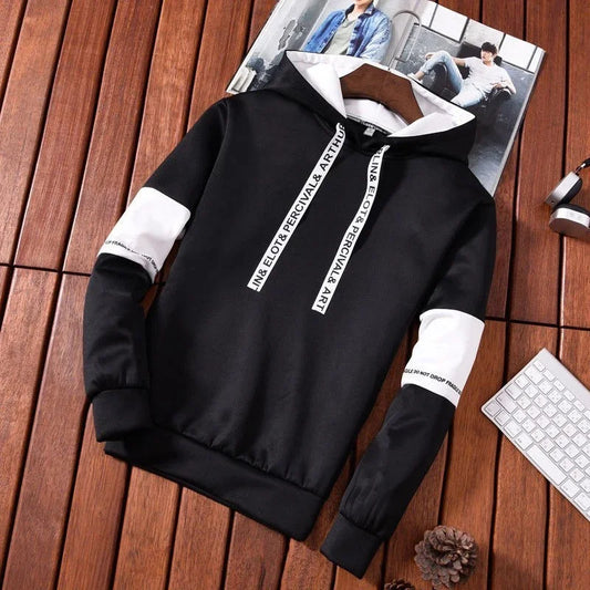 HOOD LETTER COTTON HOODIE