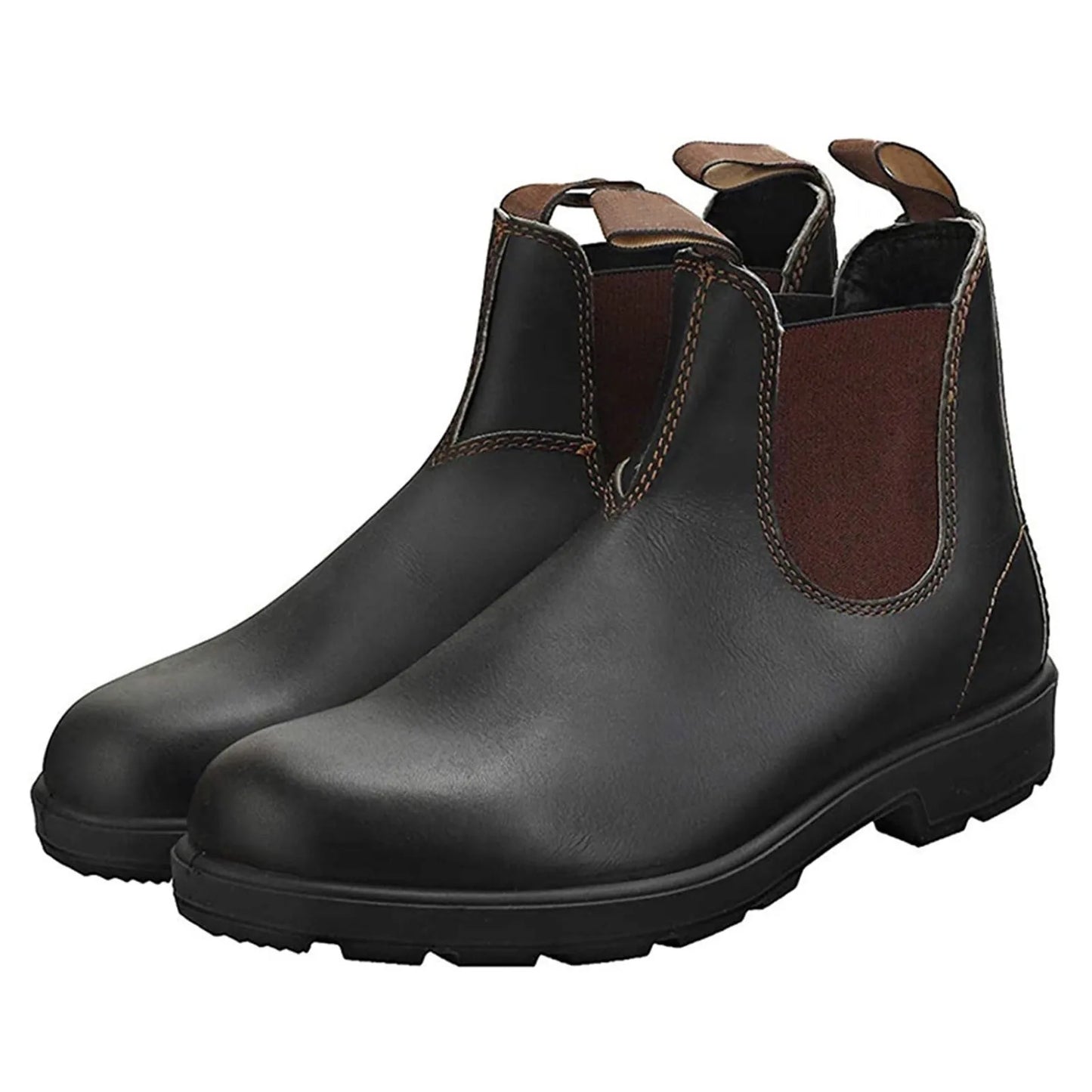 RETRO SLIP ON LEATHER BOOTS