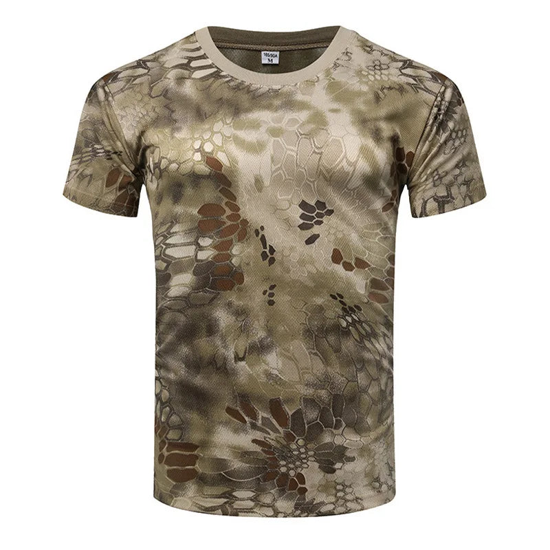 ARMY SHORT SLEEVE FITNESS T-SHIRT