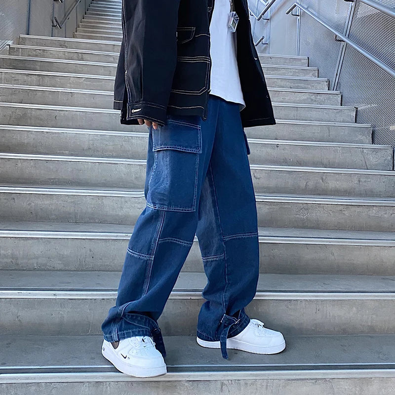 WIDE LEG BAGGY JEANS