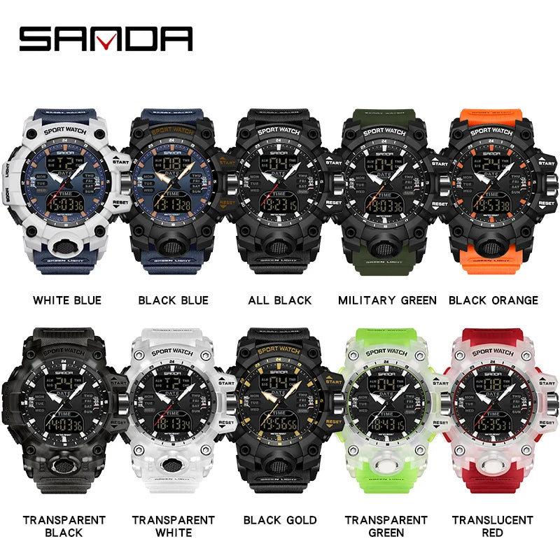 WATERPROOF MILITARY ANALOG WATCH
