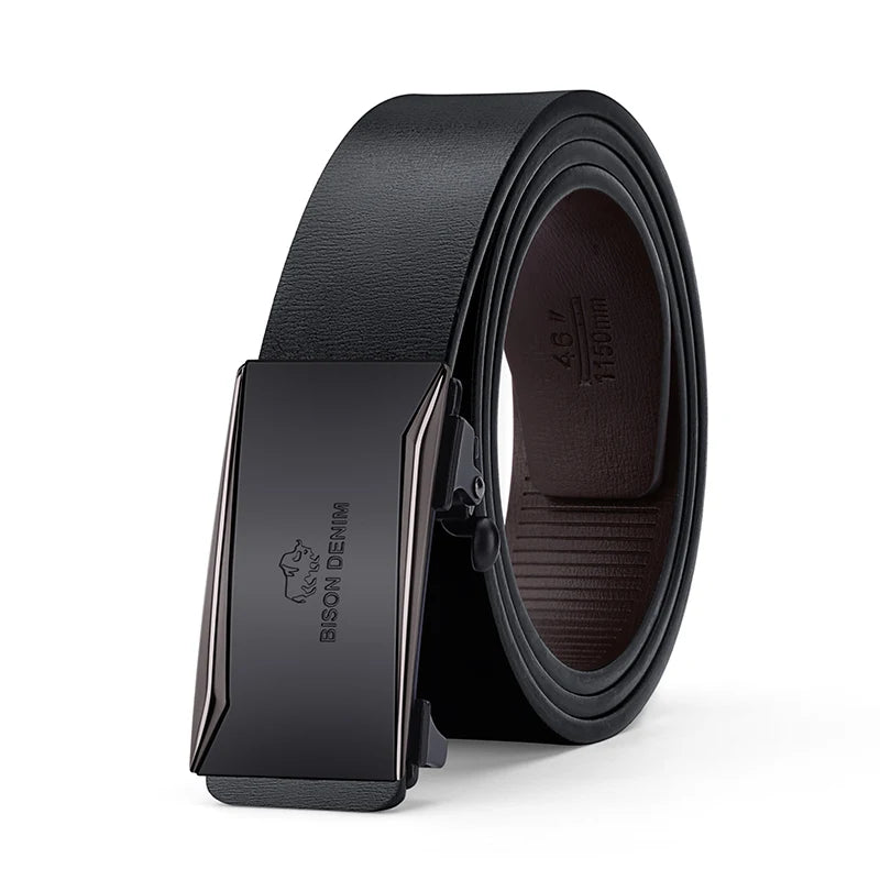 PU LEATHER AUTOMATIC BELT BUCKLE