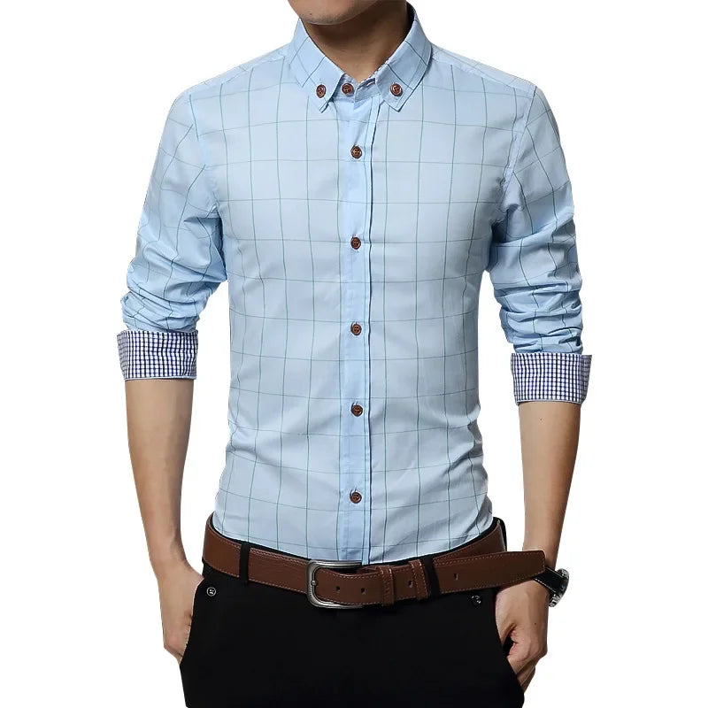 PLAID COTTON SHIRT