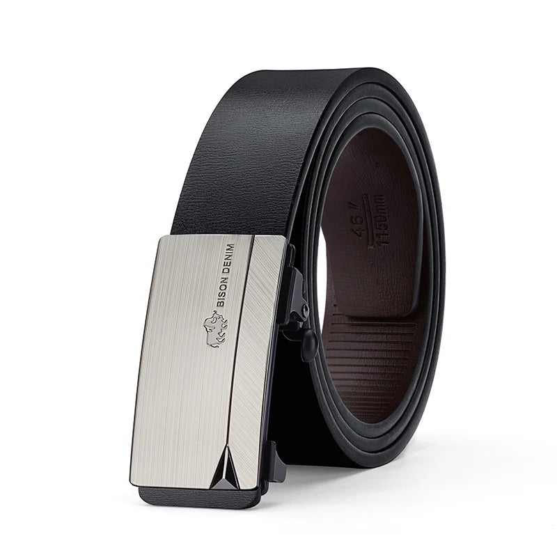 PU LEATHER AUTOMATIC BELT BUCKLE