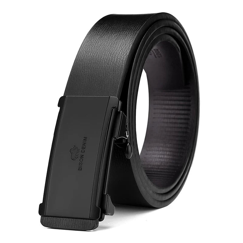 PU LEATHER AUTOMATIC BELT BUCKLE