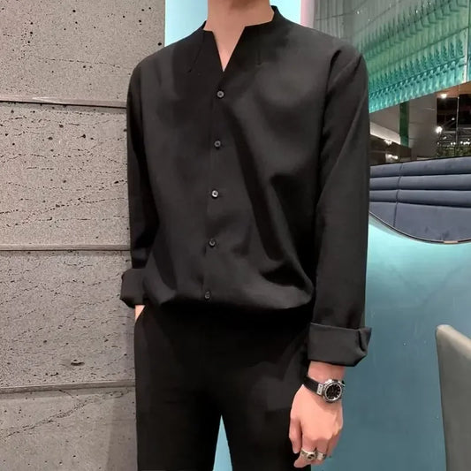 PATCHWORK LONG SLEEVE SHIRT