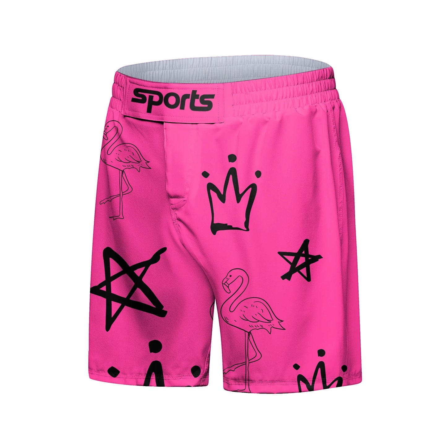 SNAKE PRINT MMA SHORTS