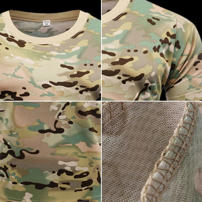 ARMY SHORT SLEEVE FITNESS T-SHIRT