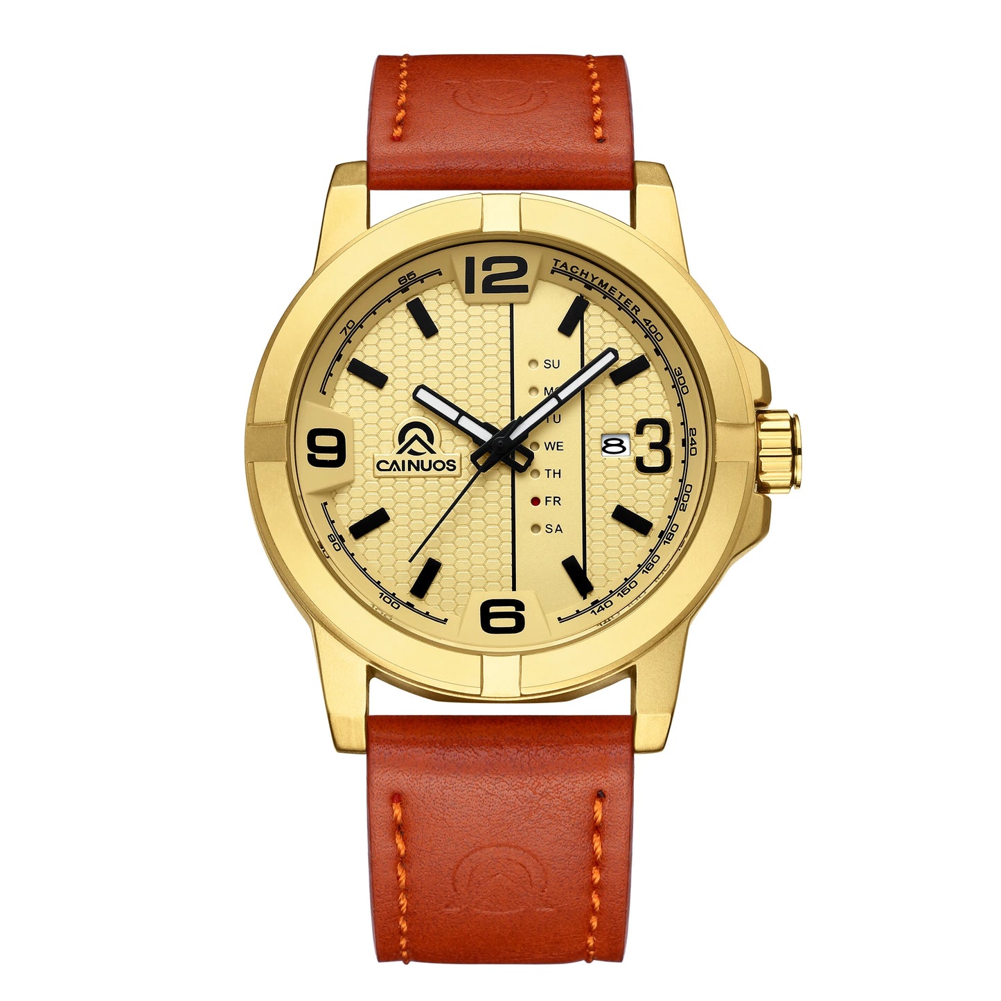 PU LEATHER QUARTZ WATCH