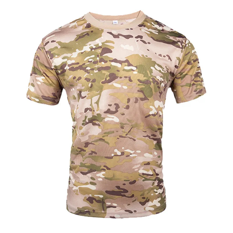 ARMY SHORT SLEEVE FITNESS T-SHIRT