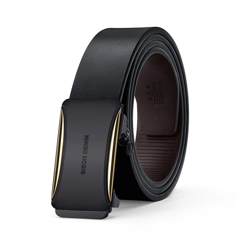 PU LEATHER AUTOMATIC BELT BUCKLE