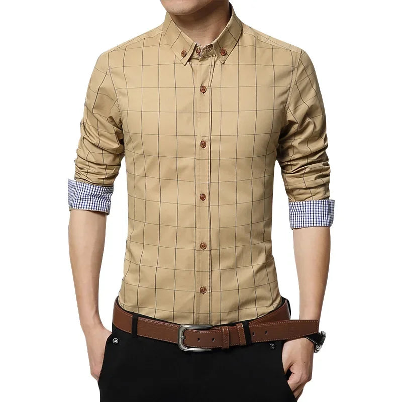PLAID COTTON SHIRT