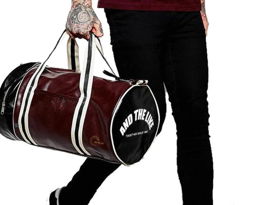 HIGH QUALITY LEATHER GYM BAG